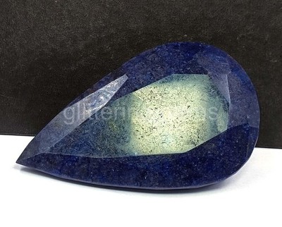 1563.00 Ct BIG Blue Sapphire Natural Pear Cut IGL Certified Loose Gemstone 5JOZ