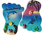COCOA BEACH Florida Chunky 3D MAGNET Blue Multi Colorful Free Ship — photo 3