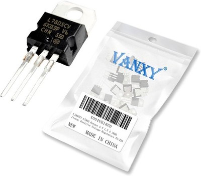 20PCS L7805CV L7805 Output 5V 1.5A 7805 Linear Positive Voltage Regulators