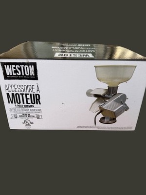  WESTON 01-0101 - 2-Speed Motor Attachment  ︎ For Pasta Machine or Tomato Press