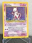 Mewtwo Holo Rare Base Set 10/102 Unlimited WOTC 1999 Vintage Pokemon TCG MP