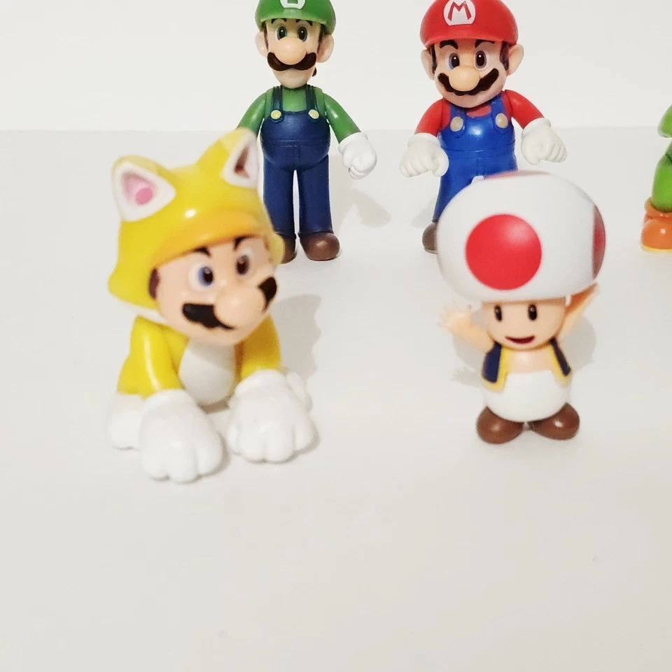 Lote Figuras Mundo De Nintendo Lemmy Koopa Sapo Rojo Y Azul Waluigi Yoshi 2-3" Foto 2 de 4