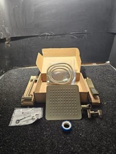 G-Promise G-ST0001C All Metal 8-Inch Dual Square Shower Head Combo, Rain Shower