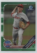 2019 Bowman Chrome Prospects Green Refractor 1/99 Spencer Howard #BCP-161 yf0