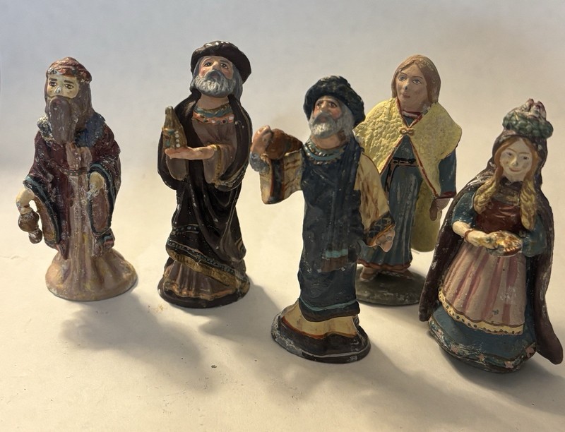 Lot Of 5 Duncan Royale History Of Christmas St Lucia, Frau Holde