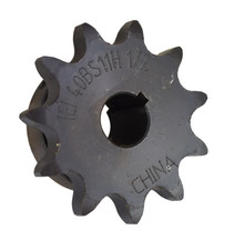 40 Roller Chain Sprocket 11 Teeth 1/2" Bore 40B11-1/2 40BS11H-1/2