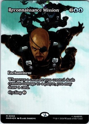 Reconnaissance Mission (Borderless) Foil M Marvel Universe Eternal-Legal 59 NM