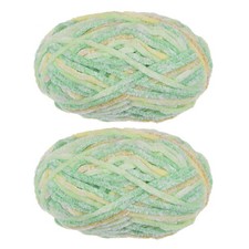 2Skeins Soft Velvet Yarn Chenille Yarn 2x100g/7.1oz 174 Yards for Crocheting