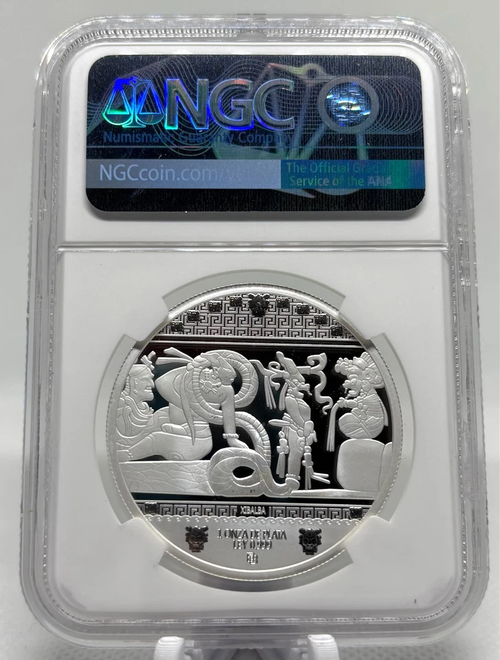 2025 Mexico Silver Proof Medal Camazotz - Xibalba 🔥350 Minted🔥 PF70 UCAM NGC - Image 4 of 4