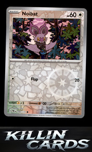 Reverse Holofoil Noibat 090/131 Pokemon Common SV: Prismatic Evolutions Card NM
