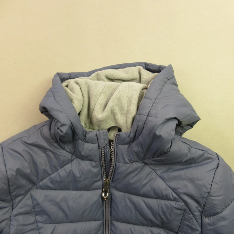 Spyder Jacket Womens XL Full Zip Long Sleeve Outdoors Gray Puffer Hooded - Image 2 of 4