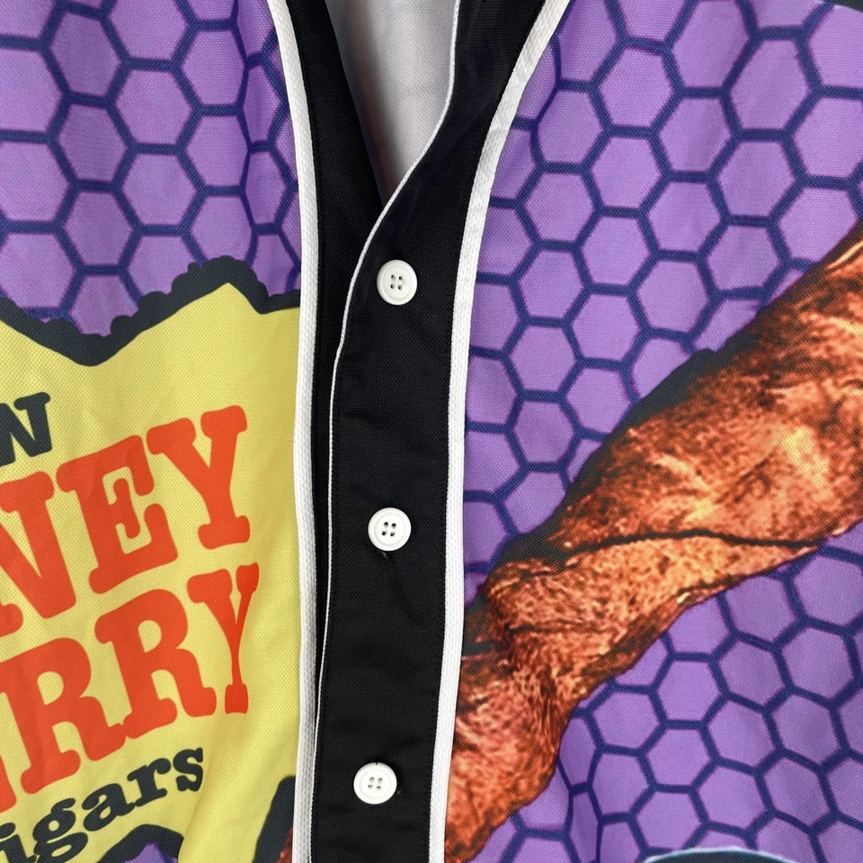 Pizoff Cigar Graphic Baseball Jerseys XXL – Lot of 2 Streetwear Button-Up Shirts - Image 4 of 4