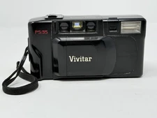 Vivitar PS 20 (35mm Point & Shoot) Film Camera Not Tested 
