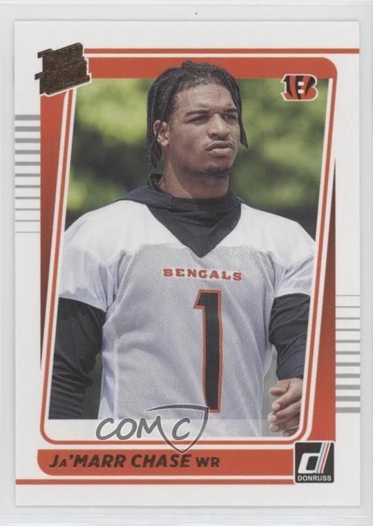 2021 Panini Donruss Rated Rookie Portrait Ja'Marr Chase #262 0q37