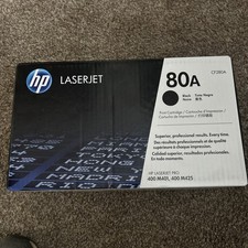 HP 80A Black Original LaserJet Toner Cartridge CF280A, Toner Sealed
