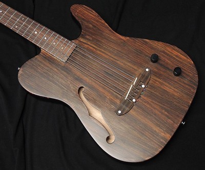 Schecter Ol-Fl-P Rnt Rosewood Thin Body Acoustic Guitar Telecaster 