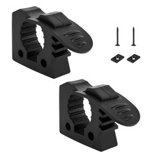 2 PCS Rubber Clamp Adjustable Non Slip Quick Release Mount Fits 1-2-1/4 In