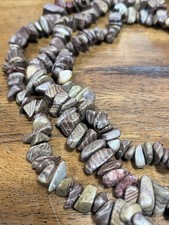 5-8mm Natural Zebra Jasper Freeform Gemstone Loose Beads 16in Strand