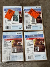 (lot of 4) Midwest U013P 30A 120V RV Outdoor Power Outlet - Gray