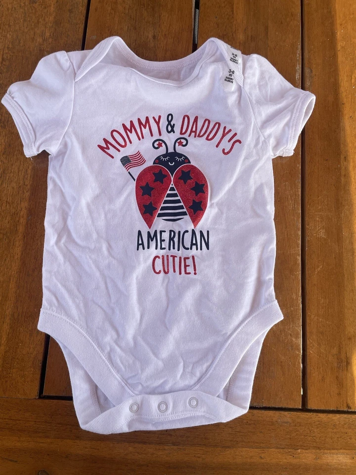 Mommy & Daddy’s American Cutie Ladybug Niñas Una Pieza Talla 3-6 Meses Nuevo con Etiquetas  Foto 2 de 4