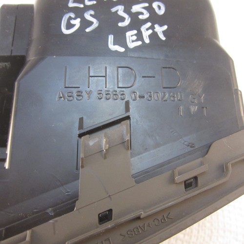 Lexus GS300 GS350 GS430 2007-2011 tablero delantero izquierdo aire acondicionado ventilación gris OEM - Imagen 10 de 10