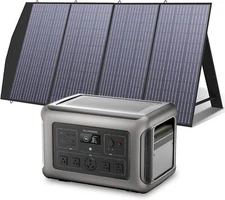 ALLPOWERS 2500W Portable Power Station Solar Generator 200W Solar Panel Foldable