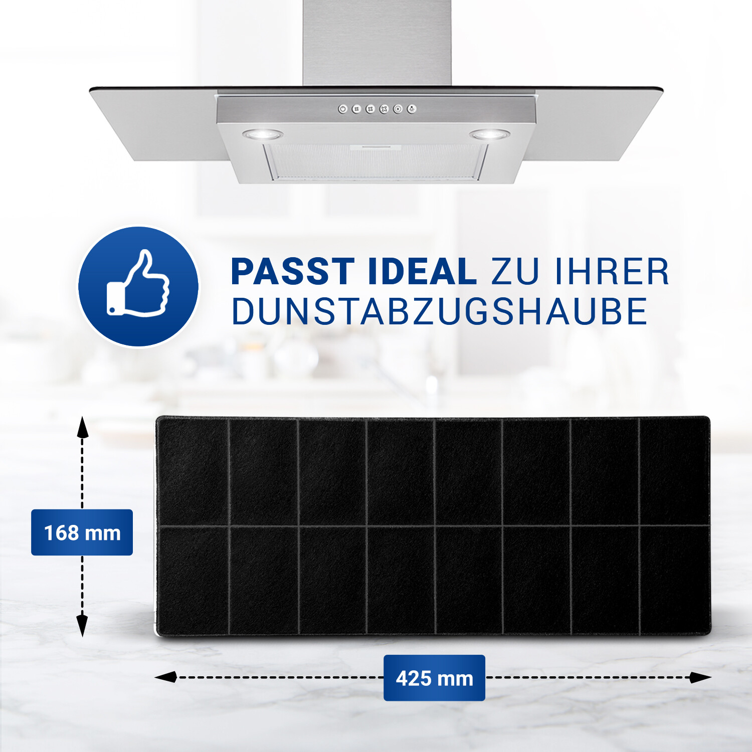 2x Kohlefilter Für Dunstabzugshaube - Passend Für Beko, Grundig