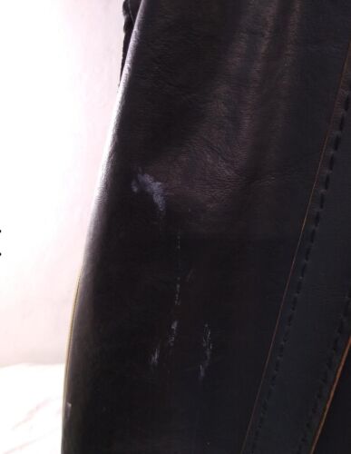 COBRA Vintage King Cobra Black Leather Oversize Golf Bag 6 Way, Gold Letters - Picture 9 of 9