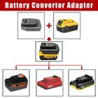 Adapter Converter for Dewalt 20V Li-ion Battery To for Black&Decker 18V Tool