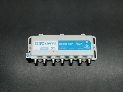 PPC Active Return Drop Amplifier 5 Port +8dB RF/CATV Amplifier EVO1-5-U/U