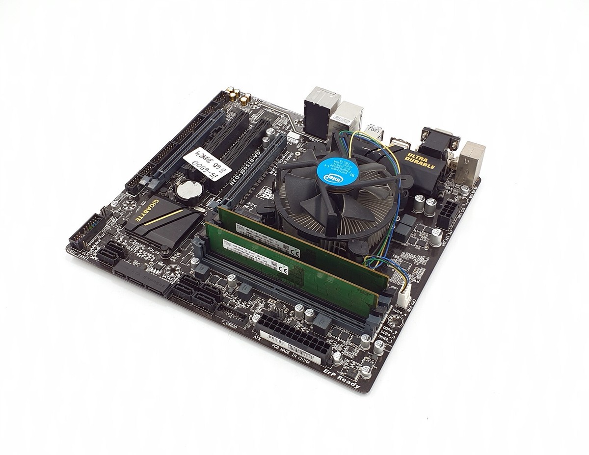 core-i5 6500,B150M-D3H DDR3,gtx750ti等セット GYGABYTE GA-B150M-D3H Motherboard i5-6500 CPU 8GB DDR4 RAM