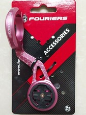 Fouriers Supporto GPS Bici per GARMIN MIO Bryton GoPro GIANT NEOSTRACK Rosa