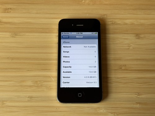 iPhone 4 - 16GB - iOS 4.2.8 - Afbeelding 3 van 7