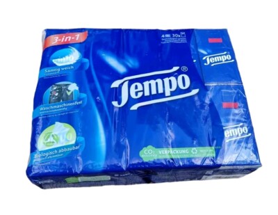 Tempo Tissues 30 Pack Germany Origin Not for Car Visor Holder