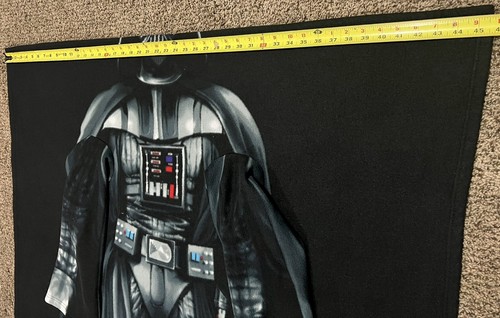 Star Wars Darth Vader Comfy Kids Bedtime Robe/Throw Blanket with Sleeves - Picture 3 of 6
