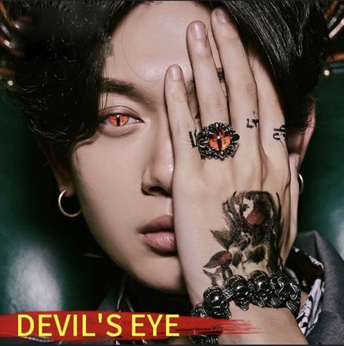 Dragon Claw Evil Eye Ring Harley Rock Skull Band Adjustable Size 8-11 Jewelry - Picture 6 of 16