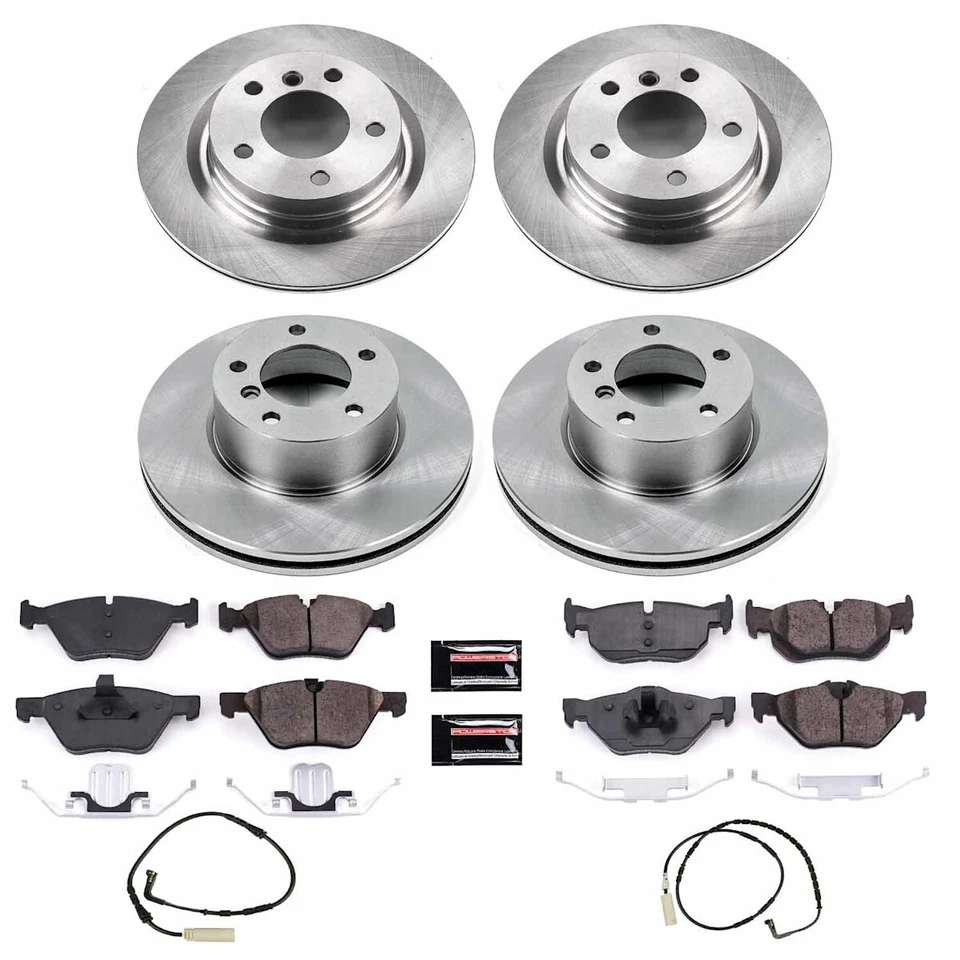 KOE5766 Powerstop 4-Wheel Set Brake Disc and Pad Kits Front & Rear for BMW 128i - Изображение 4 из 4