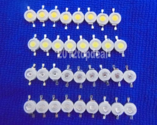 10 50 100pcs 1W 3W High Power cool White/Warm White LED Beads Lamp diodes - Picture 17 of 20