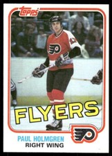 1981-82 Topps - Paul Holmgren #105E