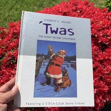 Twas The Night Before Christmas Clement C Moore Coca Cola Santa Tribute sj10m6