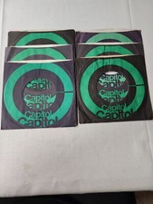 45 RPM 7" RECORD SLEEVES CO. SLEEVE 6 PACK SEE PHOTOS - Capitol SLV8