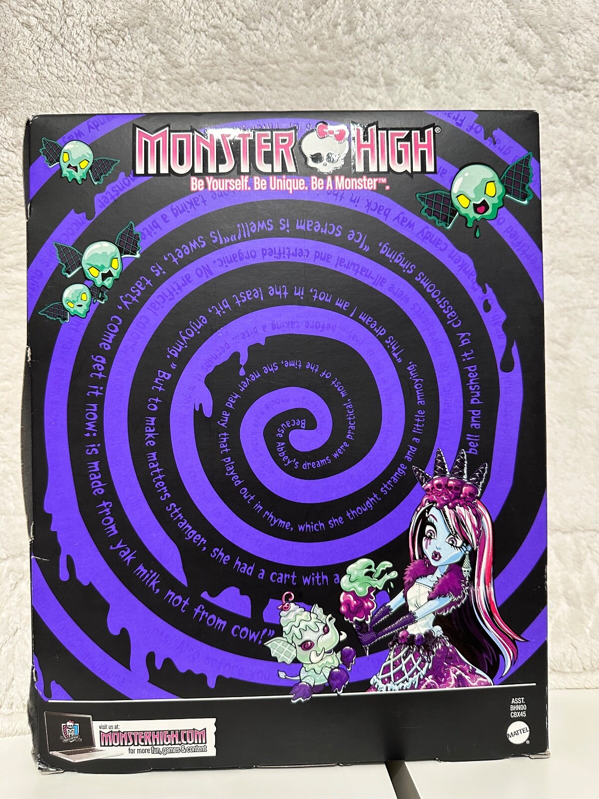 Monster High Sweet Screams Abbey Bominable Doll - NIB