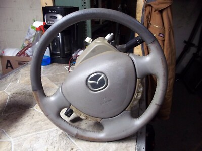 1999-2002 MAZDA MILLENIA FLOOR SHIFT STEERING COLUMN W KEY OEM GRAY *NO BAG*