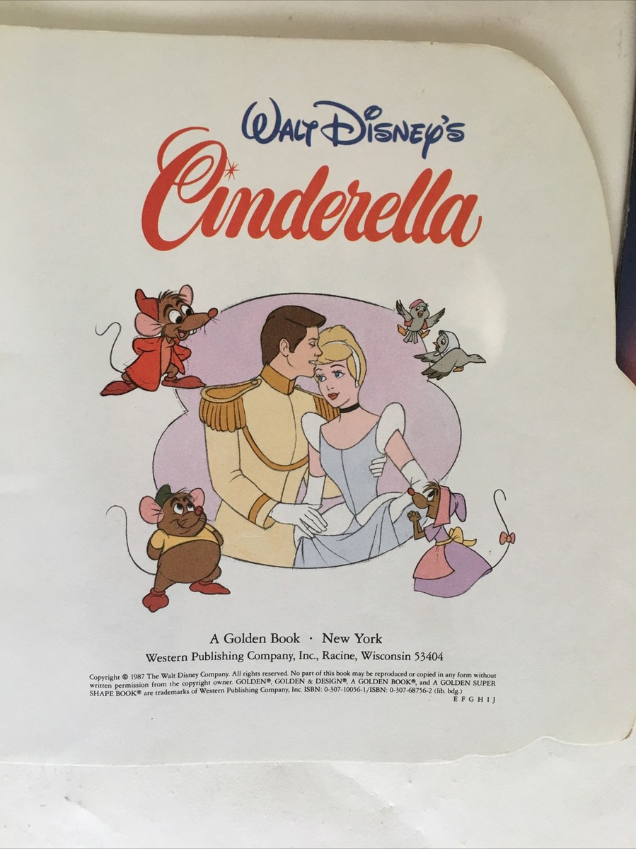 Lot of 6 a Little Golden Book 1985 - 1992 Disney's