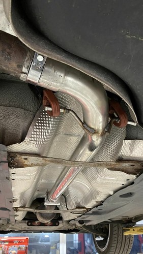 VW Scirocco R Mid Centre Silencer Pipe Exhaust Stainless Steel - Picture 9 of 9