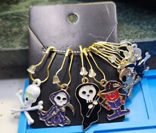 Scary Skeleton Stitch Markers - Set of 8 Stitch Markers