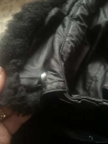 Coach Black Hooded Down / Feathers Short Coat Oversized Size XS ( 8-10) - Picture 14 of 17