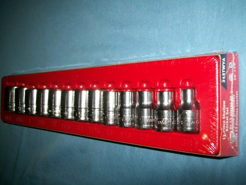 NEW Snap-on™ 1/2" drive 6-point Shallow socket SET 3/8" thru 1 1/8" 313TWYA Seal - Bild 3 von 4
