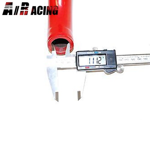 New Universal Floor Tower Bar Chassis Brace Adjustable RED Interior Stabilizer - Picture 8 of 11