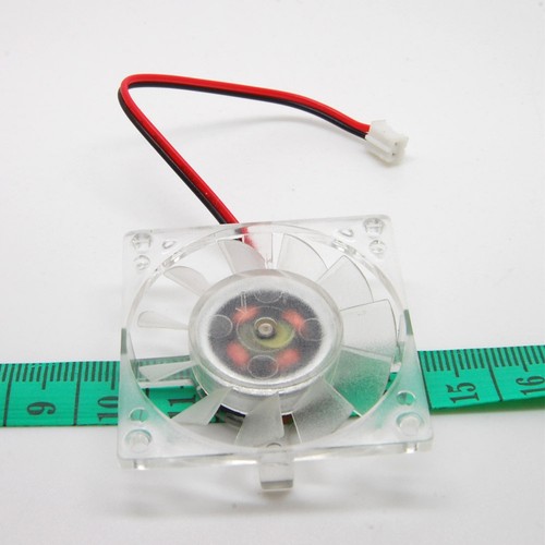 Computer VGA Video Card Heatsink Cooler Cooling Transparent Fan 40mm 12V 2pin x